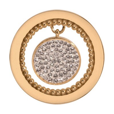 Nikki Lissoni Vintage Dangle Gold-Plated 33mm Coin C1022GM, MPN: C1022GM, 8718627460665