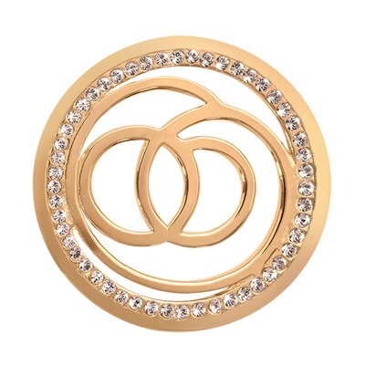 Nikki Lissoni Sophisticated Gold-Plated 33mm Coin C1032GM, MPN: C1032GM, 8718627460962