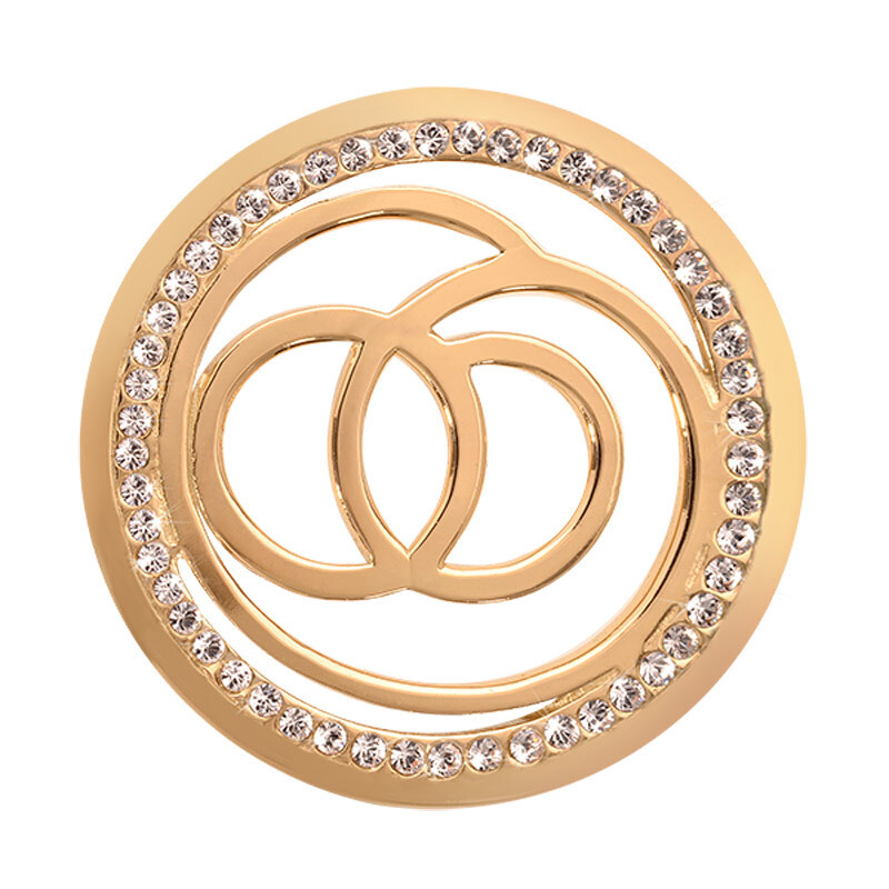 Nikki Lissoni Sophisticated Gold-Plated 33mm Coin C1032GM, MPN: C1032GM, 8718627460962