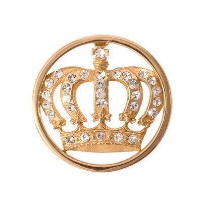 Nikki Lissoni Royal Crown Gold-Plated 23mm Coin C1038GS, MPN: C1038GS, 8718627461082