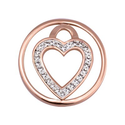 Nikki Lissoni Love Keeper Rose Gold-Plated 23mm Coin C1039RGS03, MPN: C1039RGS03, 8718627461143