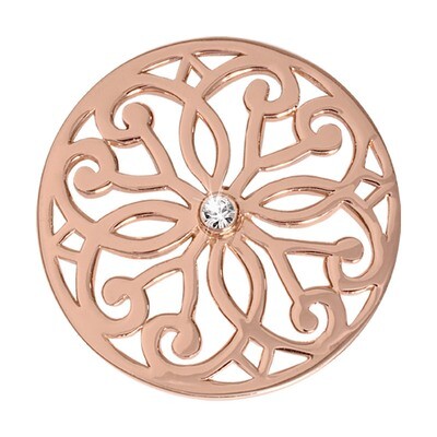Nikki Lissoni Baroque Fantasy Rose Gold-Plated 33mm Coin C1040RGM03, MPN: C1040RGM03, 8718627461259