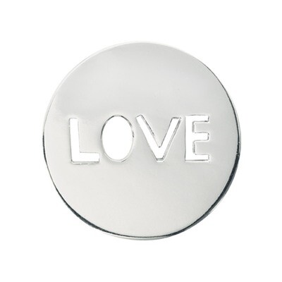 Nikki Lissoni Love It Is Silver-Plated 23mm Coin C1106SS, MPN: C1106SS, 8718627462454