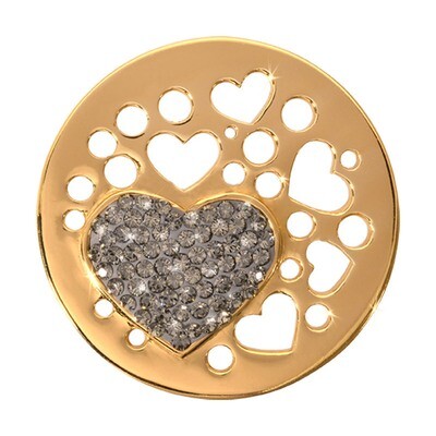 Nikki Lissoni Catch My Heart Gold-Plated 33mm Coin C1128GM, MPN: C1128GM, 8718627462706