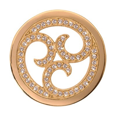 Nikki Lissoni Sparkling Curls Gold-Plated 33mm Coin C1131GM, MPN: C1131GM, 8718627462737