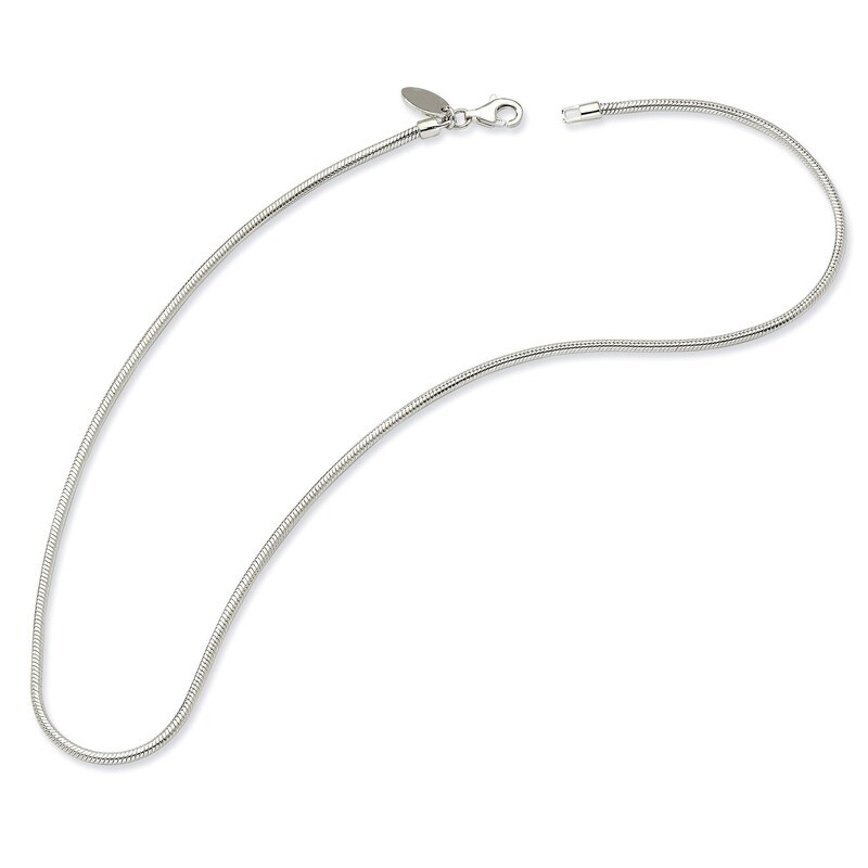 12.5 Inch 32cm Bead Necklace - Sterling Silver QRS987-12.5, MPN: QRS987-12.5, 883957726243