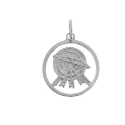 Shooting Pendant Necklace Charm Bracelet in Yellow, White or Rose Gold 6321