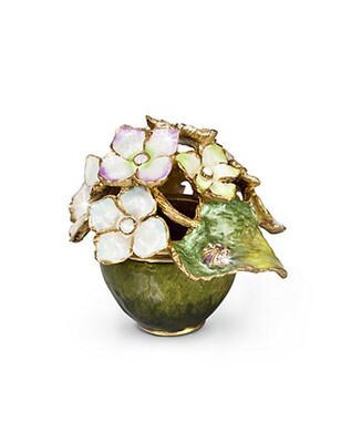 Jay Strongwater Carla Meadow Hydrangea Small Box, MPN: SDH7281-278,