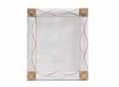 Jay Strongwater Alex Golden Argyle 3 x 4 Inch Picture Frame, MPN: SPF5829-232,