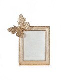 Jay Strongwater Juno Gold Butterfly 3 x 4 Inch Picture Frame, MPN: SPF5835-292,