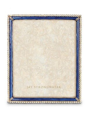 Jay Strongwater Laetitia Delft Garden Stone Edge 8 x 10 Inch Picture Frame, MPN: SPF5512-284,