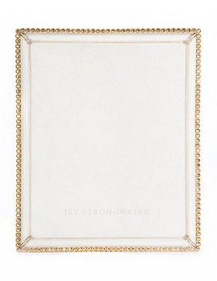 Jay Strongwater Laetitia Gold Stone Edge 8 x 10 Inch Picture Frame, MPN: SPF5512-292,