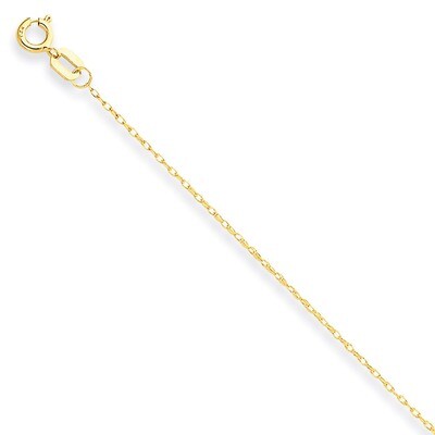 Carded Cable Rope Chain 24 Inch 14k Gold 6RY-24, MPN: 6RY-24, 886774406633