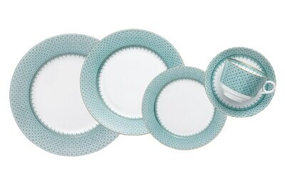 Mottahedeh Green Lace 5 Piece Place Setting S1550, MPN: S1550,
