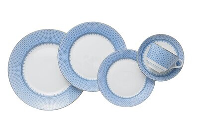 Mottahedeh Cornflower Lace 5 Piece Place Setting S1450, MPN: S1450,