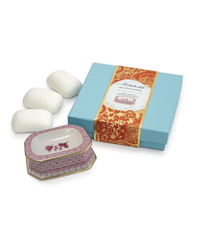 Mottahedeh Pink Lace Gift Soap Set S1259SP