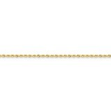 2.25mm Handmade Regular Rope Chain 24 Inch 14k Gold 016S-24, MPN: 016S-24, 886774394305