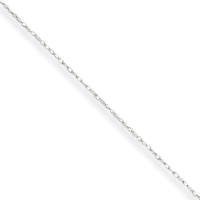 (CARDED) Cable Rope Chain 24 Inch 14k White Gold 5RW-24, MPN: 5RW-24, 886774406503