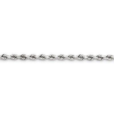 5mm Diamond-cut Rope Chain 24 Inch 14k White Gold 035W-24, MPN: 035W-24, 886774395784