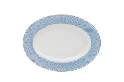 Mottahedeh Cornflower Lace Platter S1476, MPN: S1476,