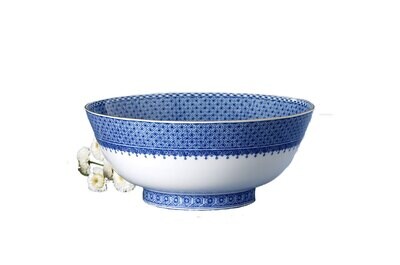 Mottahedeh Blue Lace Salad Bowl S1661, MPN: S1661,