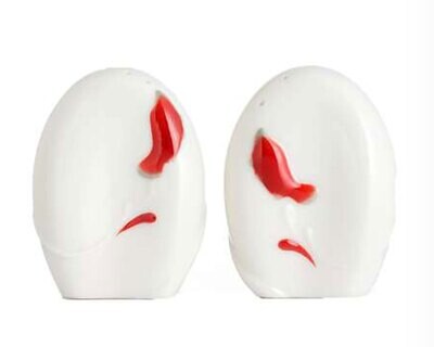 Franz Porcelain Porcelain Snapper Salt &amp; Pepper Shakers FZ01443, MPN: FZ01443,