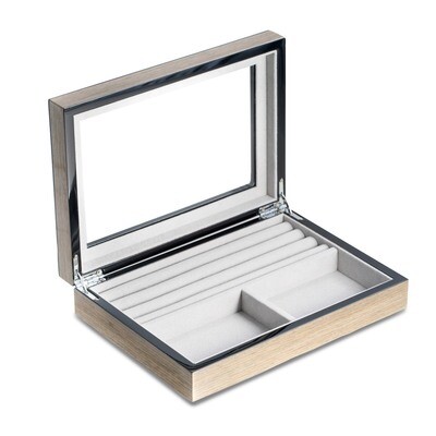 Grey Finish Wood Valet Box GM18304, MPN: GM18304, 797140576655