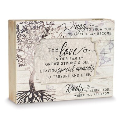 Love Family Music Box Butterfly Decoupage Distressed Finish GM18515, MPN: GM18515, 633303819897