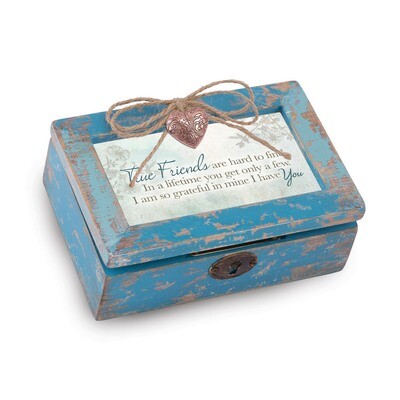 True Friend Heart Locket Music Box Distressed Finish GM18542, MPN: GM18542, 633303295363