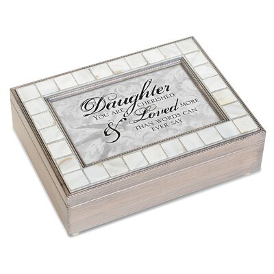 Daughter Music Box Mother of Pearl &amp; Resin GM18572, MPN: GM18572, 633303847135