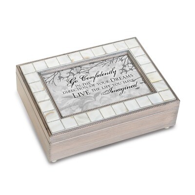 Live the Life Music Box Mother of Pearl &amp; Resin GM18573, MPN: GM18573, 633303822330