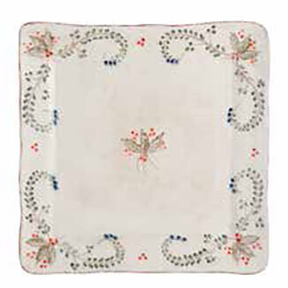 Arte Italica Medici Festivo Square Platter MEF6823