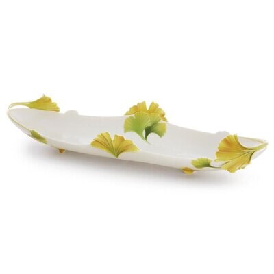 Franz Porcelain Spa Collection Gingko Flower Ornamental Platter FZ01929, MPN: FZ01929,