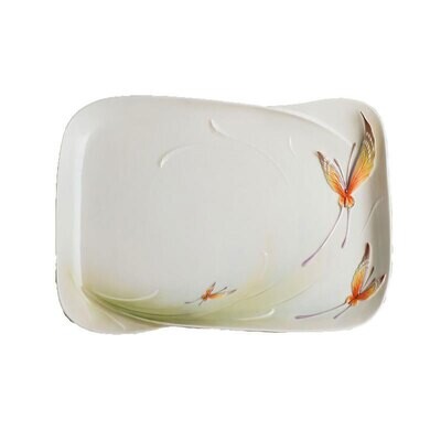 Franz Porcelain Papillon Butterfly Ornamental Platter FZ00966, MPN: FZ00966,