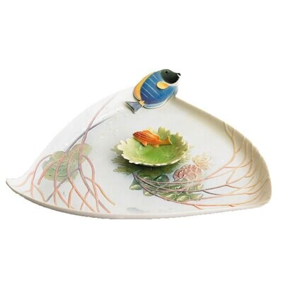 Franz Porcelain By The Sea Ornamental Platter FZ01144, MPN: FZ01144,