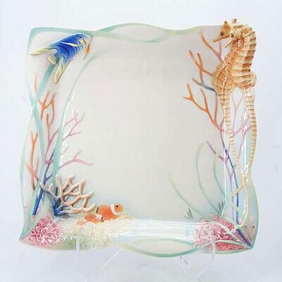Franz Porcelain By The Sea Ornamental Platter FZ01119, MPN: FZ01119,