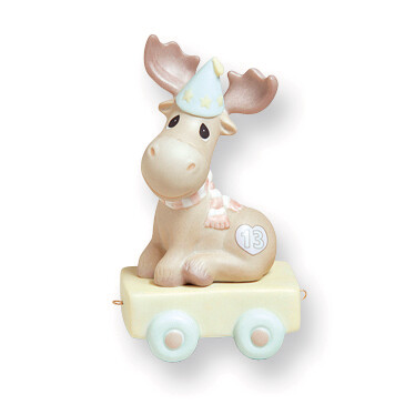 Precious Moments Age Thirteen Moose Porcelain Figurine GP714, MPN: GP714, 45544562942