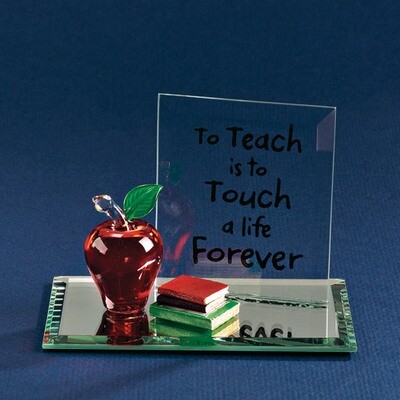 Apple To Teach Glass Figurine GP771, MPN: GP771, 708873017155