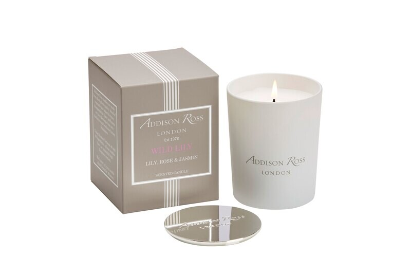 Addison Ross Wild Lily Scented Candle 190g / 6.7oz Net Mineral & Vegetable Wax CA0103