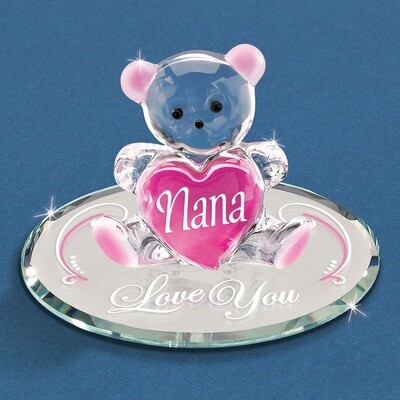 Nana - Love You Bear Glass Figurine GM6719, MPN: GM6719, 708873024504