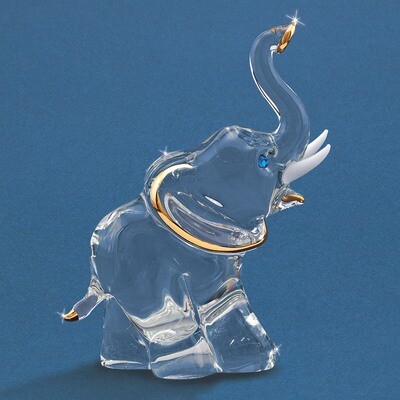 Elephant Glass Figurine GM6728, MPN: GM6728, 708873024856