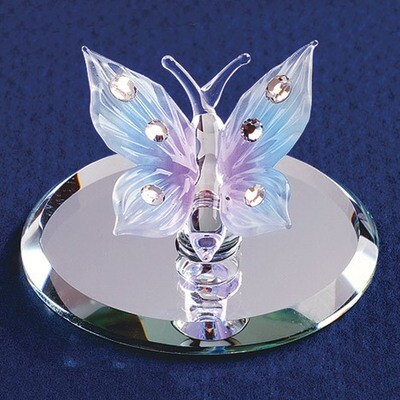 Blue Butterfly Glass Figurine GP1144, MPN: GP1144, 708873014840