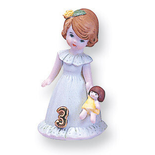 Brunette Age 3 Porcelain Figurine GL649, MPN: GL649, 455440564412