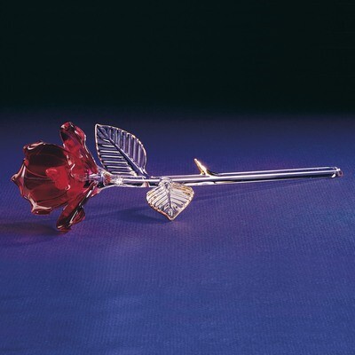 Red Rose Glass Figurine GL863, MPN: GL863, 708873016752