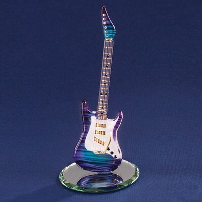 Purple Haze Guitar Glass Figurine GP1164, MPN: GP1164, 708873017452