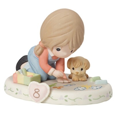 Precious Moments Growing Grace Age Eight Brunette Porcelain Figurine GM13944, MPN: GM13944, 8755550…