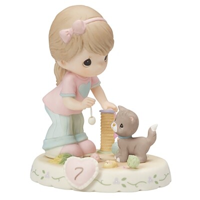Precious Moments Growing Grace Age Seven Brunette Porcelain Figurine GM13943, MPN: GM13943, 8755550…