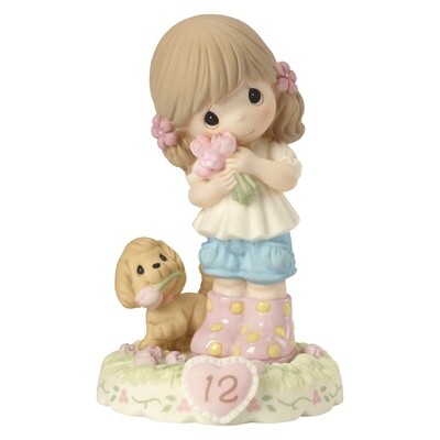 Precious Moments Growing Grace Age Twelve Brunette Porcelain Figurine GM13948, MPN: GM13948, 875555…