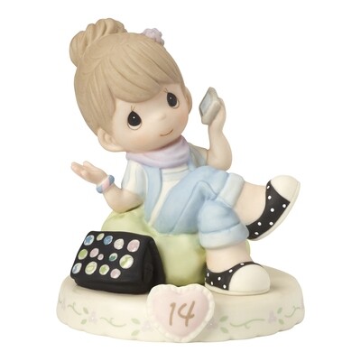 Precious Moments Growing Grace Age Fourteen Brunette Porcelain Figurine GM13950, MPN: GM13950, 8755…