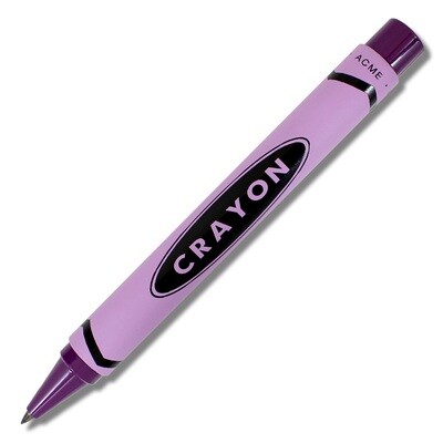 ACME Crayon - Purple  Retractable Roller Ball By Adrian Olabuenaga, MPN: PACME3PURR